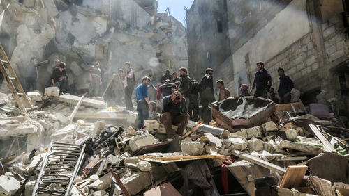 The Syrian government has strongly denied launching a chemical attack on Khan Sheikhoun