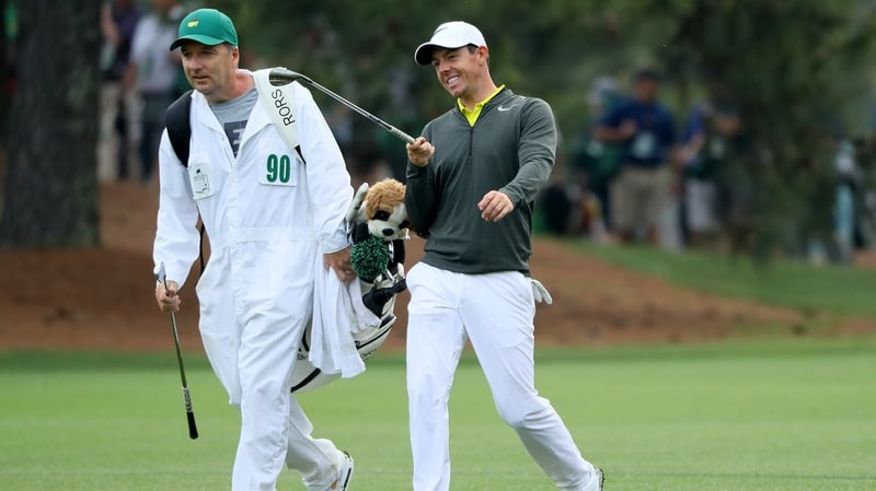 Rory McIlroy practicing this week - he has been in mood relaxed for so far