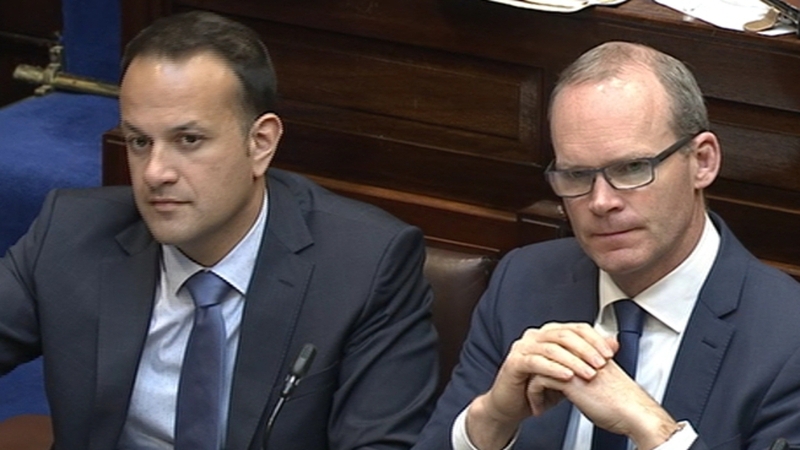The 'big two' in the leadership race, Leo Varadkar (L) and Simon Coveney