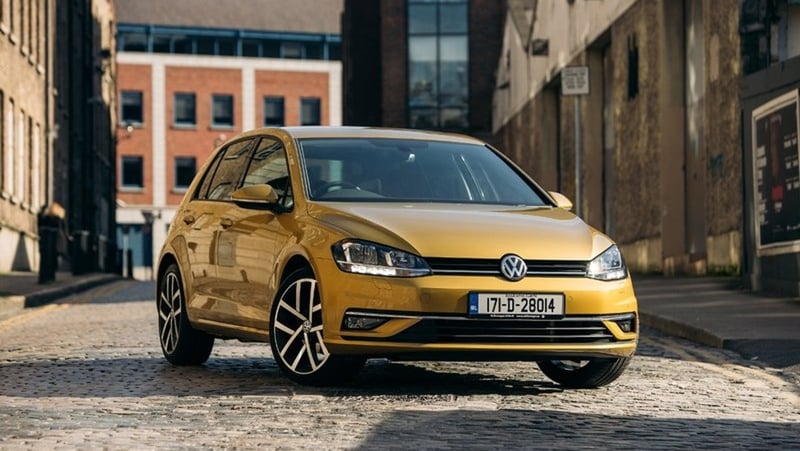 The slightly new-look revised Volkswagen Golf