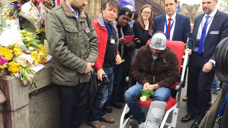 Andreea Cristea's boyfriend was injured in the attack and returned to the attack scene last week