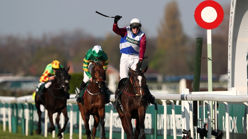 Sligo's Derek Fox crosses the winning line on One for Arthur