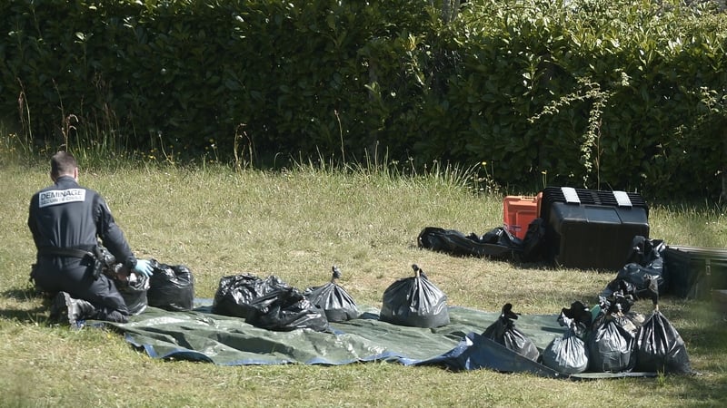 French police were given a list of arms caches