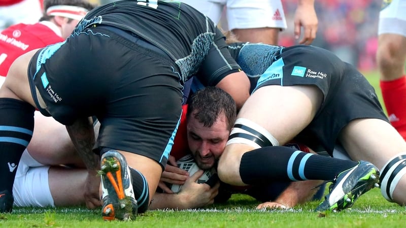 James Cronin scored Munster's only try