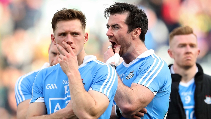 Paul Flynn and Michael Darragh Macauley contemplate Sunday's rare Croke Park defeat
