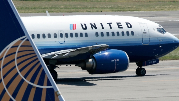 A United Airlines service from Glasgow to Newark was cancelled on Saturday (File image)