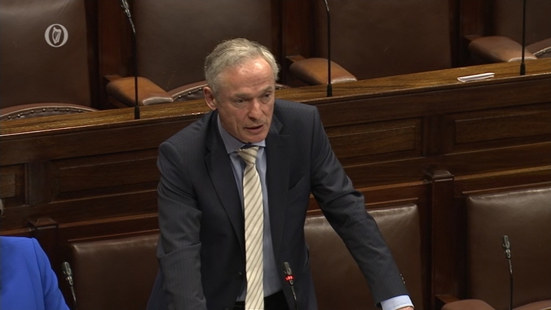Richard Bruton addressing the Private Member's debate