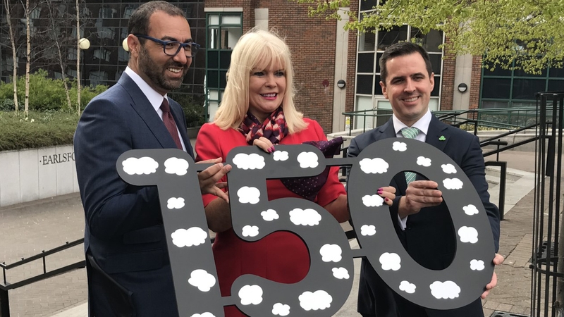 Pictured at the jobs announcement is Sherif Seddik, Managing Director of Citrix EMEA, Minister Mary Mitchell O'Connor and IDA CEO Martin Shanahan