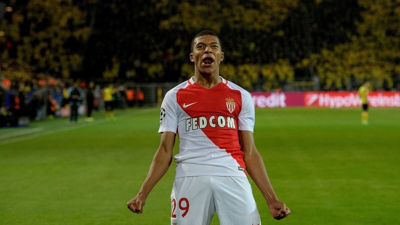 Monaco attacker Kylian Mbappe