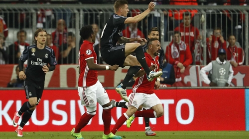 Real Madrid and Bayern will meet in the second leg next Tuesday