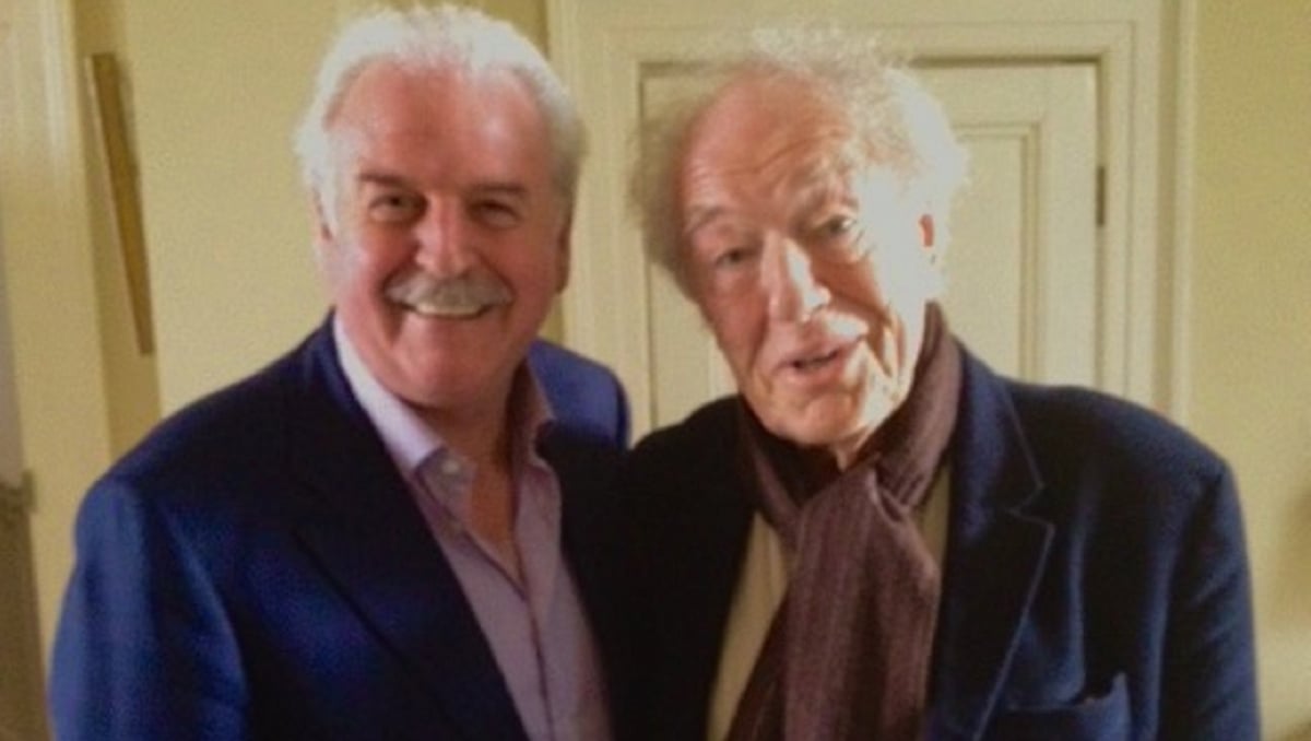 Marty Whelan chats to the late Michael Gambon