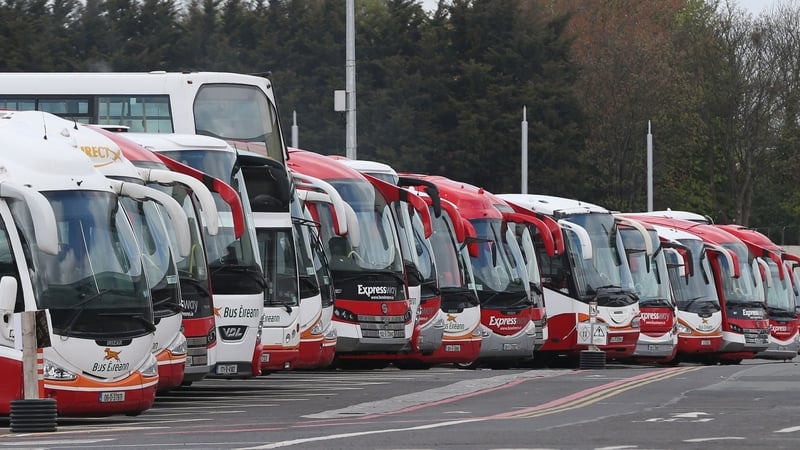 Bus Éireann's transport services were at a standstill for 21 days earlier this year