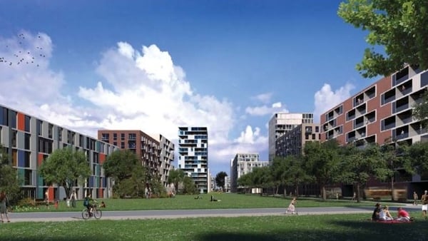 A visualisation of the planned development (Pic: DCC)