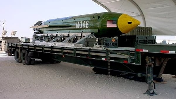 'Mother of all bombs' dropped on Afghan cave system