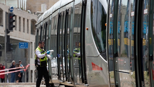 The incident happened on the city's light rail system