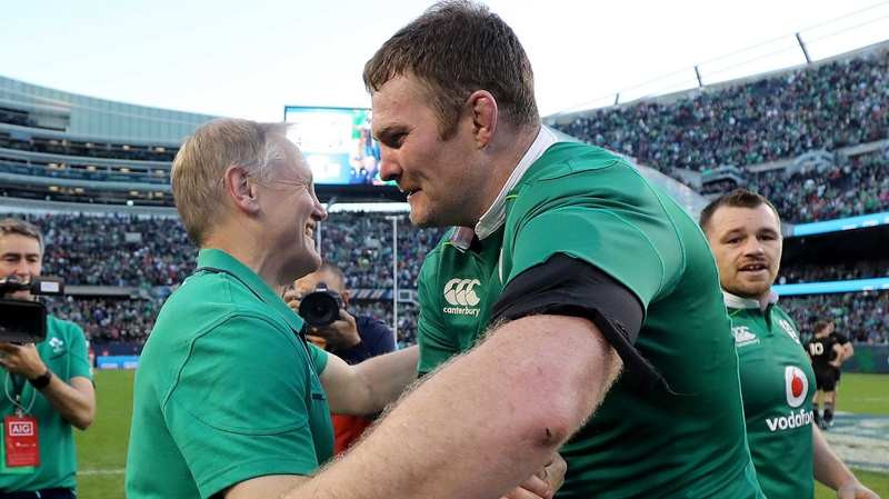 Joe Schmidt and Donnacha Ryan