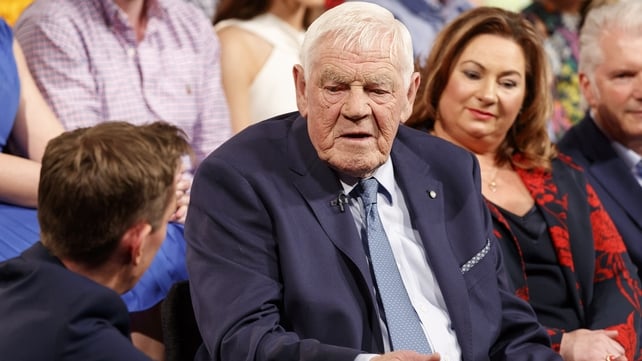 Big Tom on The Late Late Late Show in 2017