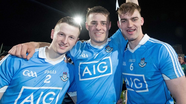 Dublin's Darran Byrne, Brian Howard and Sean McMahon