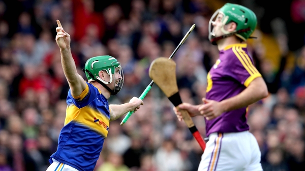 Noel McGrath celebrates his second goal