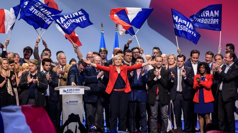 Marine Le Pen - 'It is a choice between a France that is rising again and a France that is sinking'