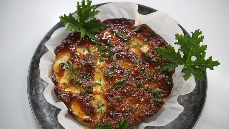 Rory O'Connell's Tuscan Apple, Lemon & Almond Cake