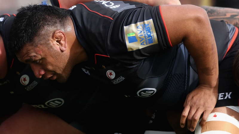 Mako Vunipola will come back into Saracens' front row at the Aviva Stadium