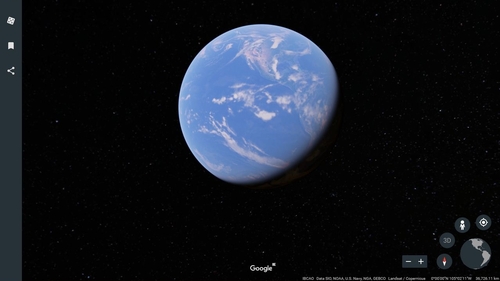 The 'Voyager' feature enables people digitally exploring the planet to be guided on interactive stories told by experts