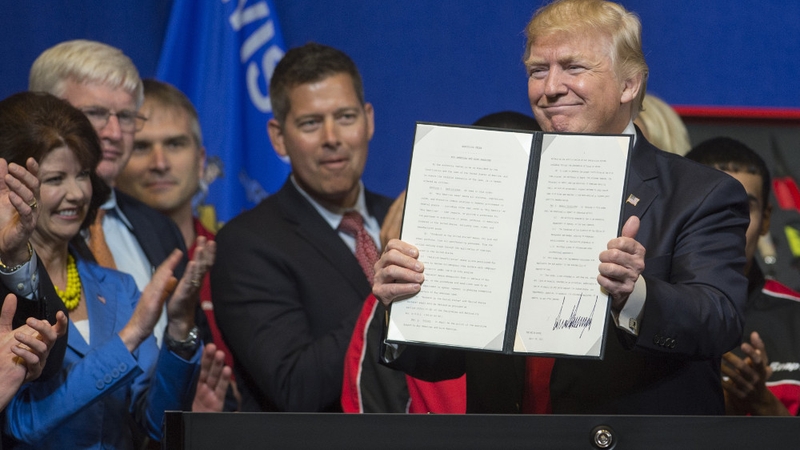 Donald Trump wants visa programme reviewed