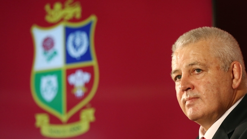 Lions coach Warren Gatland