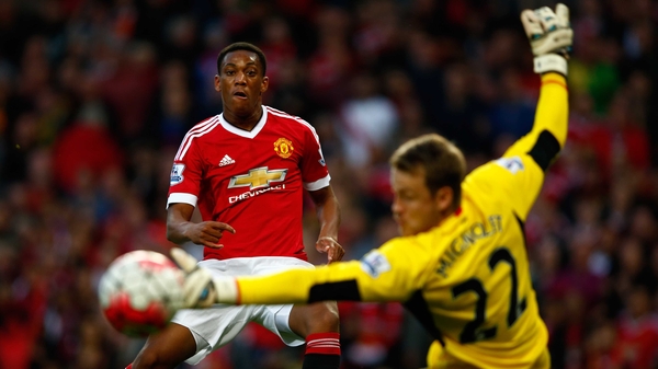 Anthony Martial has scored seven times this season