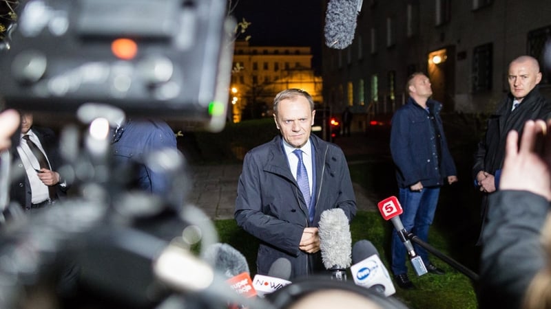 Donald Tusk said the probe was a 'smear campaign' against him