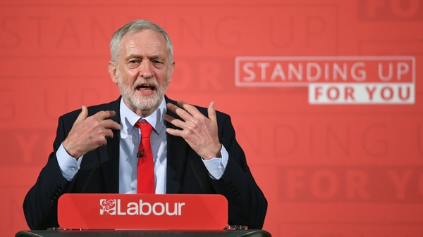 Labour leader Jeremy Corbyn was addressing an audience of activists in London