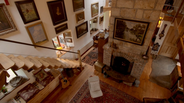 The New Yorkers restored the school house into a home since moving to Ireland.
