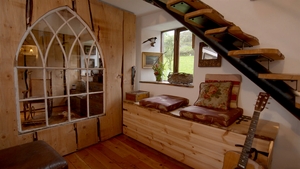 The couple restored the school house beautifully.
