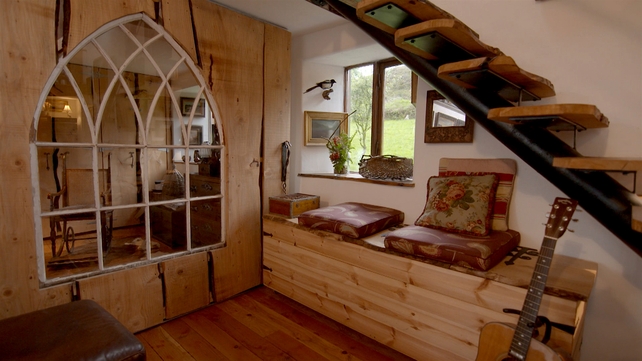 The couple restored the school house beautifully.