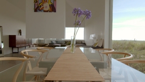 This 18th Century farmhouse has a very modern feel.