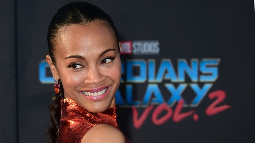 Zoe Saldana is back on the red carpet to promote Guardians of the Galaxy Vol.2. The World Premiere was yesterday and she looked stunning.