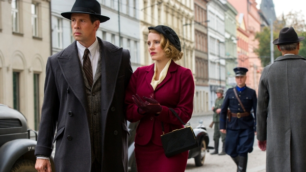 Johan Heldenbergh and Jessica Chastain
