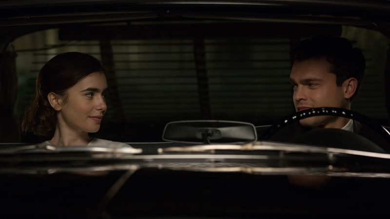 Lily Collins and Alden Ehrenreich