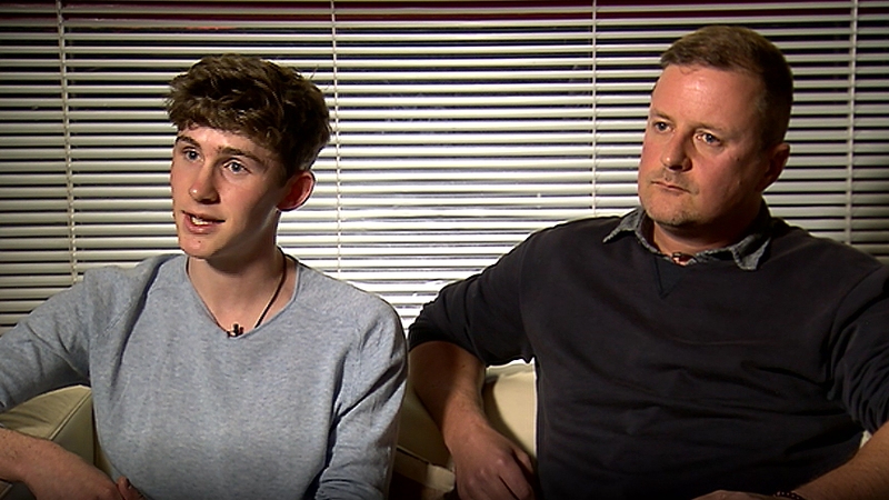 Fionn O'Shea and John Butler