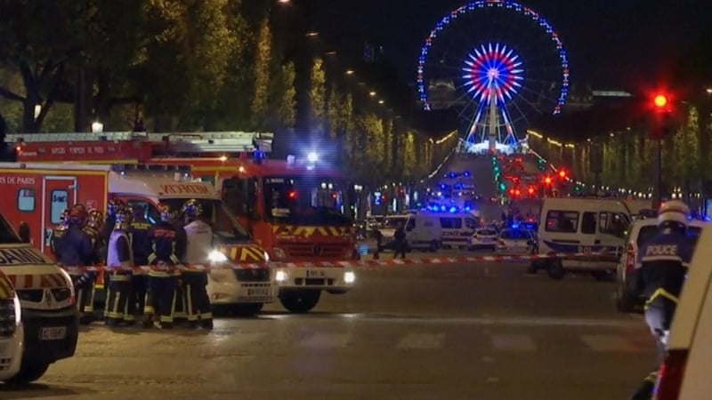 Police say the attacker was shot dead