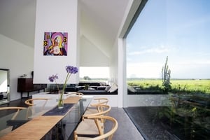 Declan O'Donnell loved the clean look of the kitchen.