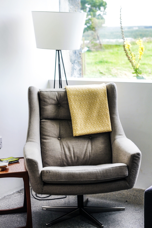 The perfect spot to look out those beautiful picture windows.