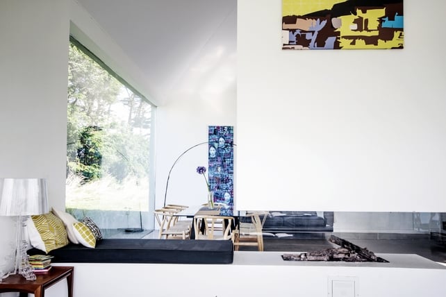 The interior design is modern and spacious.