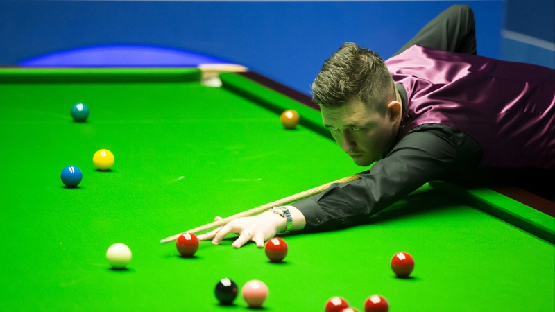 Kyren Wilson will face John Higgins or Mark Allen in the next round