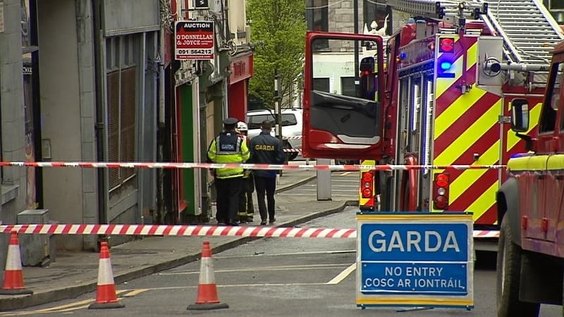 Gardaí saw a massive plume of smoke when they arrived in Market Street