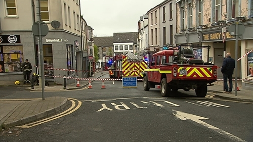 Gardaí are carrying out a technical examination of the scene of the fire