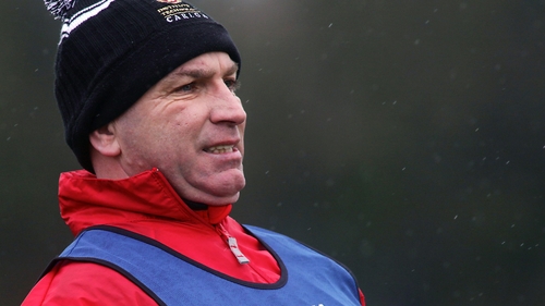 DJ Carey on the sidelines with his Carlow IT team in the Fitzgibbon Cup