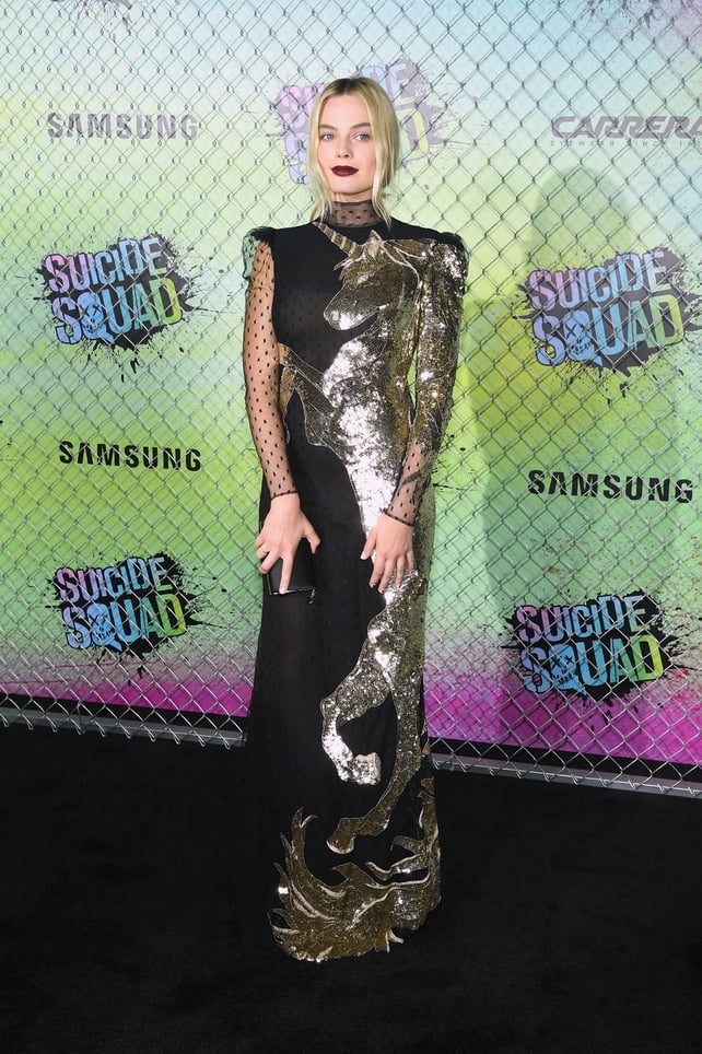 Who can rock an Alexander McQueen unicorn gown?Margot! The divine actress was at the 'Suicide Squad' World Premiere in 2016.