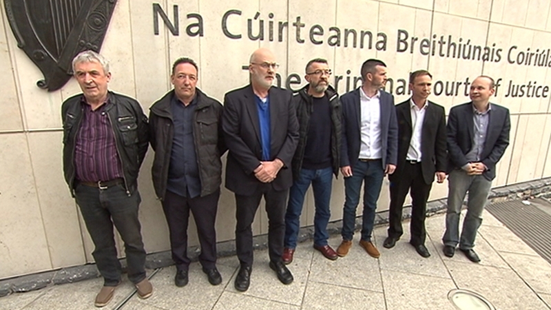 All seven men deny the charges